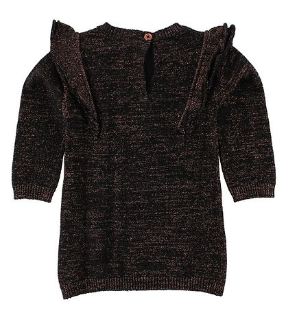 En Fant Kleid - Strick - Schwarz m. Glitzer