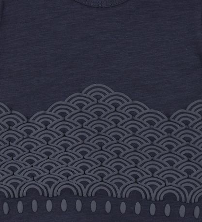 Fixoni Blouse - Navy w. Print