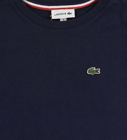 Lacoste Stuttermabolur - Dökkblátt