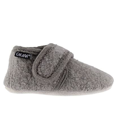 CeLaVi Slippers - Wool - Light Grey Melange