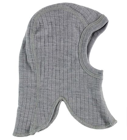 Joha Balaclava - Double Layer - Wool - Grey Melange