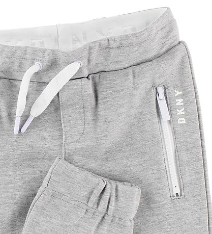 DKNY Byxor - Gråmelerad