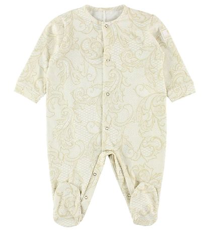 Young Versace Gift Box - Jumpsuit/Bib - Beige w. Print