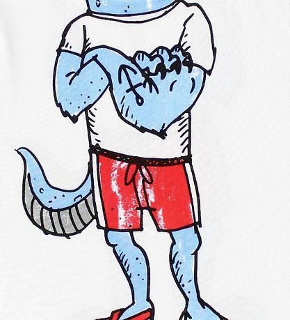 Stella McCartney Kids T-Shirt - Weiß m. Monsterkörper