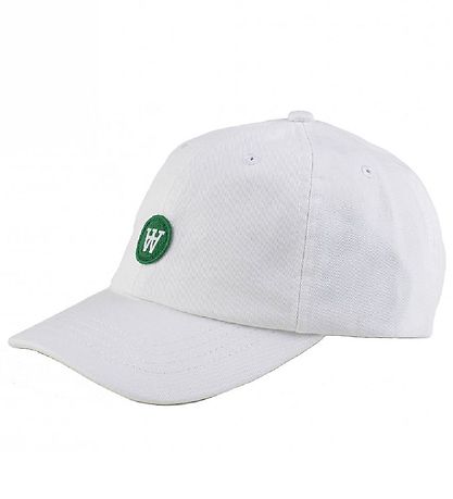 Wood Wood Kids Cap - White w. Logo