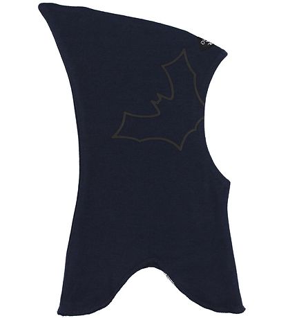 Racing Kids Balaclava - Double Layer - Navy w. Bats