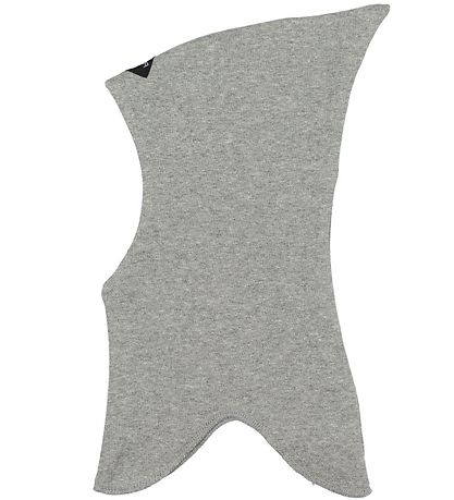 Racing Kids Balaclava - Double Layer - Grey Melange w. Bats