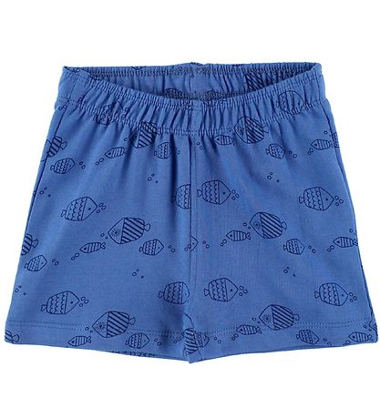 Ensemble de Shorts Color Kids - Naung - Vert/Bleu av. Poisson