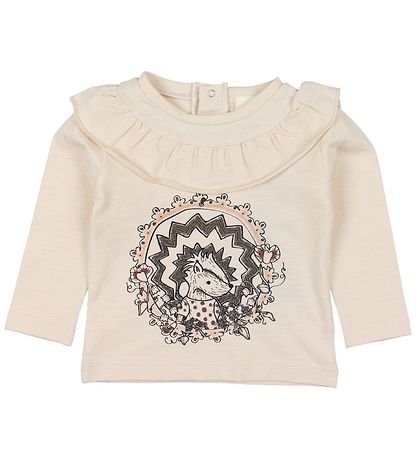 En Fant Pullover - Gate - Rosameliert m. Print