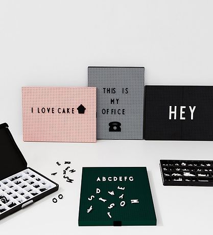 Design Letters Griffeltavla - A4 - Mörkgrå