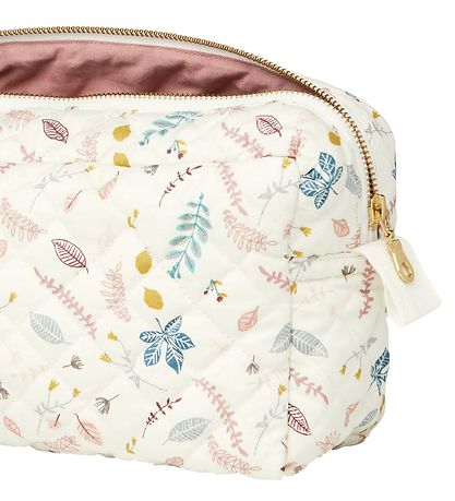 Cam Cam Toiletry Bag - Quilted - Pressed Leaves Rose