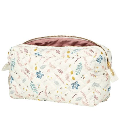 Cam Cam Toiletry Bag - Quilted - Pressed Leaves Rose