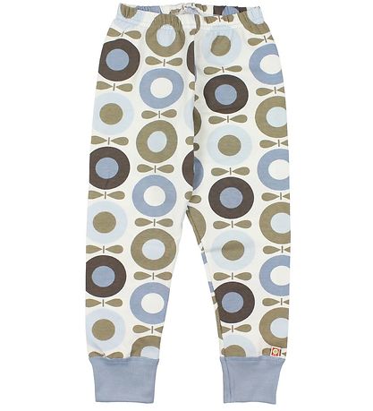 Katvig Leggings - Blå m. Äpplen