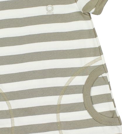 Katvig Kleid - Sand/Elfenbein gestreift