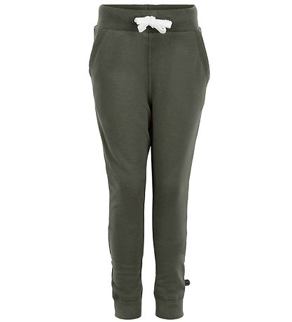 Minymo Joggingbroek - 2-pack - Antraciet Grijs/Army