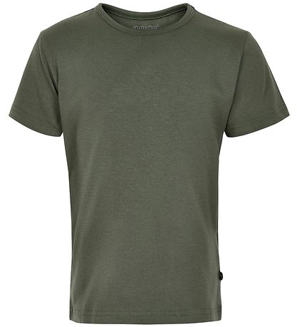 Minymo T-shirt - 2-Pack - Charcoal Grey/Army