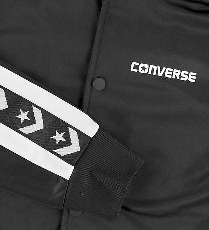 Converse Track Jacket - Black/White
