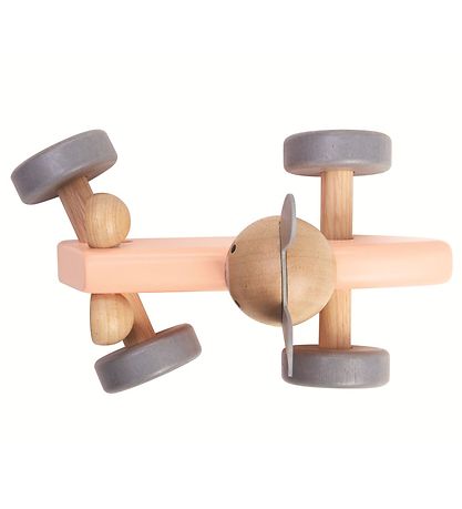 PlanToys Racing Car - 17 cm - Wood - Rabbit