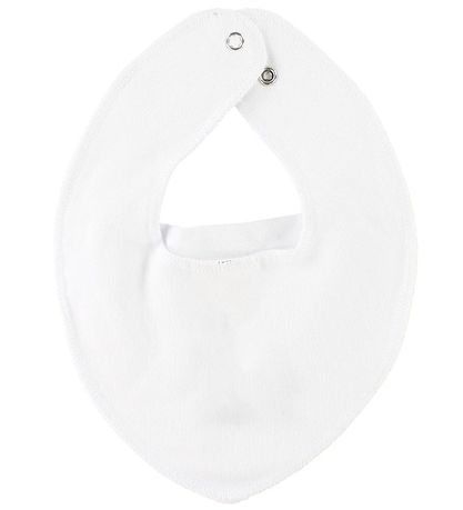 Pippi Baby Teething Bib - Pointy - White