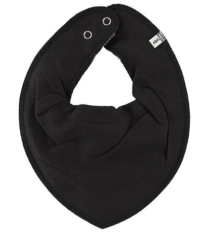 Pippi Baby Teething Bib - Pointy - Black