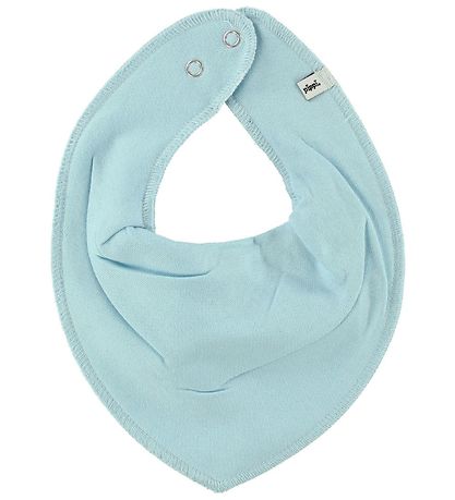 Pippi Baby Teething Bib - Pointy - Light Blue