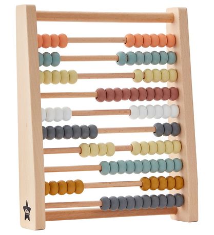 Kids Concept Rechenbrett - Holz - Bunt