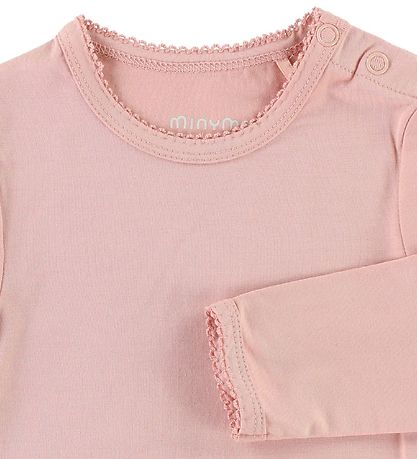 Minymo Bodysuit L/S - Bamboo - Rose