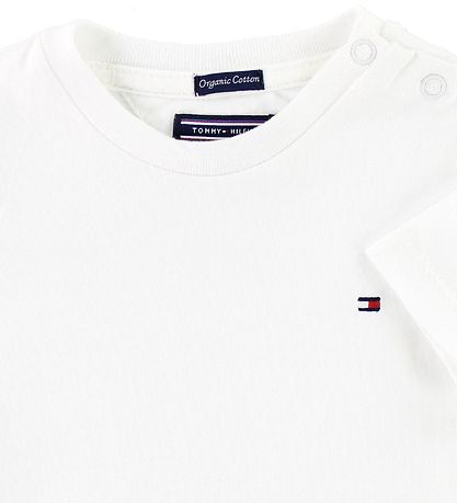 Tommy Hilfiger Stuttermabolur - Hvítt