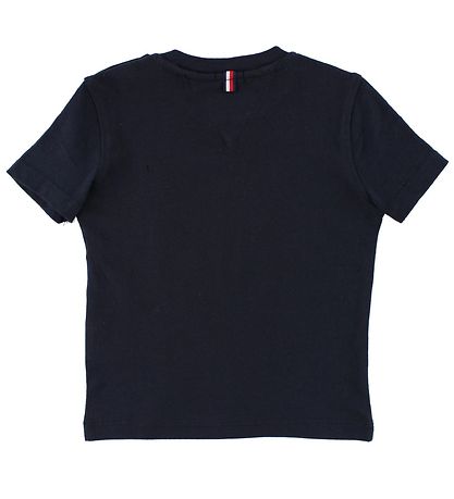 Tommy Hilfiger Stuttermabolur - Dökkblátt