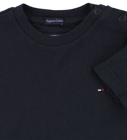 Tommy Hilfiger Stuttermabolur - Dökkblátt