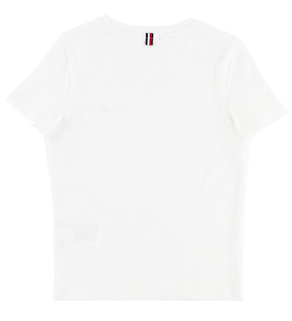 Tommy Hilfiger Stuttermabolur - Hvítt