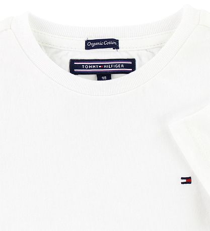 Tommy Hilfiger Stuttermabolur - Hvítt