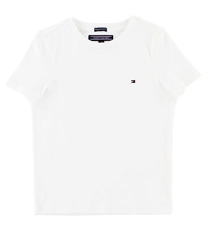 Tommy Hilfiger Stuttermabolur - Hvítt