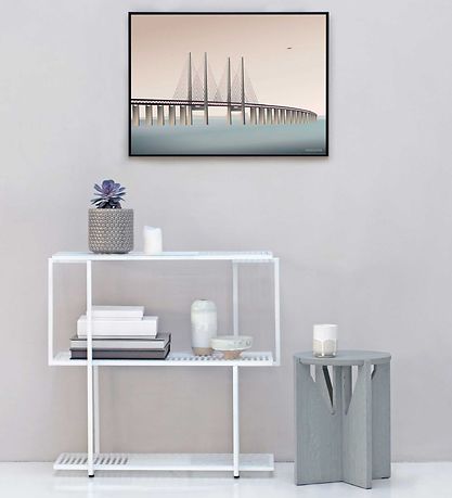 Poster Vissevasse - 30x40 - Øresundsbroen