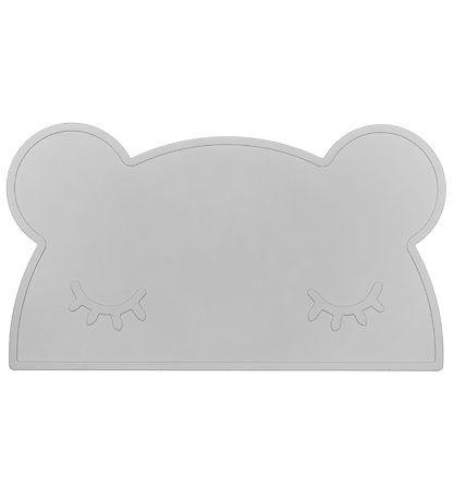 We Might Be Tiny Placemat - Bear - Silicone - Grey