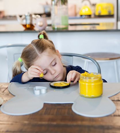 We Might Be Tiny Placemat - Rabbit - Silicone - Grey