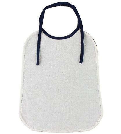 Smallstuff Bib - Large - Navy w. Elephants
