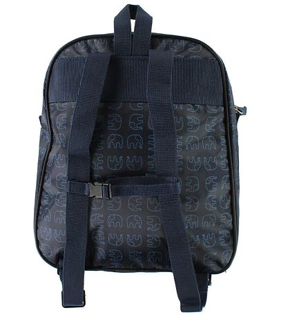 Smallstuff Backpack - Navy w. Elephants