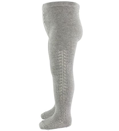 Condor Panty's m. Pointelle - Grijs Gevlekt