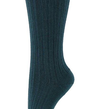 Condor Knee-High Socks - Rib - Petrol