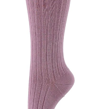 Condor Knestrømper - Rib - Lavendel