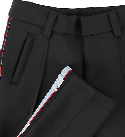 Fendi Kids Trousers - Black w. Side Stripe