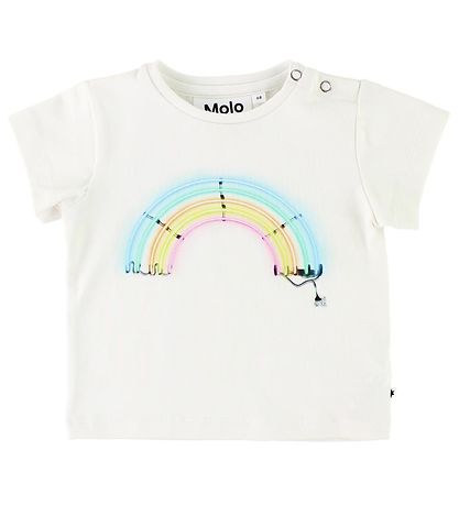Molo Stuttermabolur - Eddie - Neon Rainbow