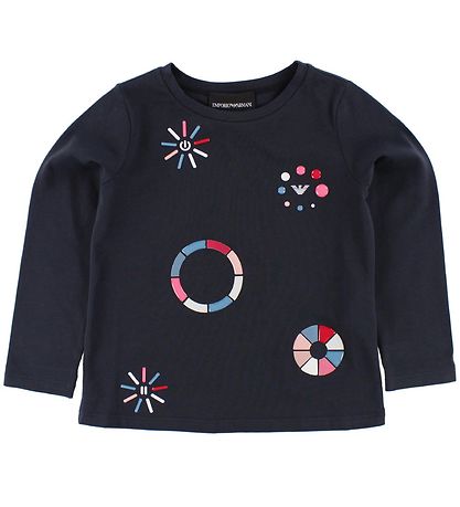 Emporio Armani Blouse - Navy Pattern