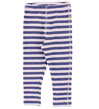 Joha Leggings - Pink/Blue Striped