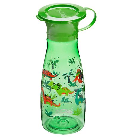 Wow Cup Gourde - Mini - 350 ml - Vert av. Dinosaur