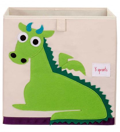 3 Sprouts Geymslukassi - 33x33x33 - Dreki