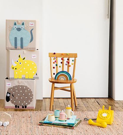 3 Sprouts Aufbewahrungsbox - 33x33x33 - Nashorn