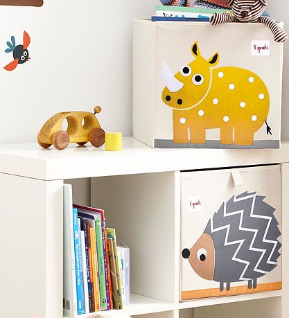 3 Sprouts Aufbewahrungsbox - 33x33x33 - Nashorn