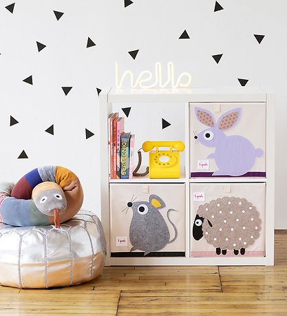 3 Sprouts Storage Box - 33x33x33 - Mouse